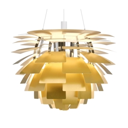 PH Artichoke Ø84 Pendelleuchte, Messing