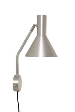 LYSS Wandleuchte, gebürstetes Aluminium