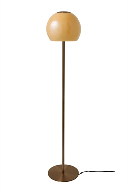 Ball Glass Stehleuchte, amber