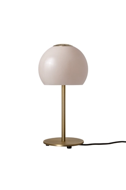 Ball Glass Tischleuchte, sand grey