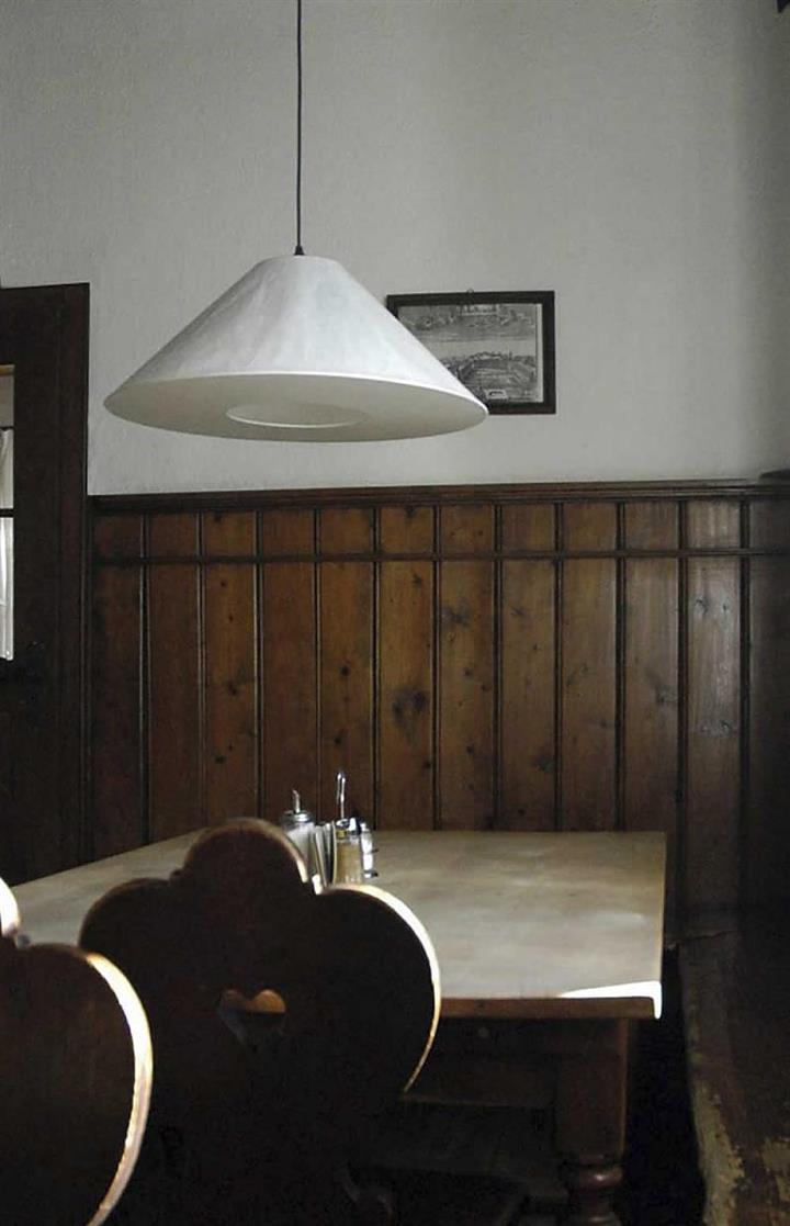 Knitterling Pendelleuchte 200cm - mit Unterschirm