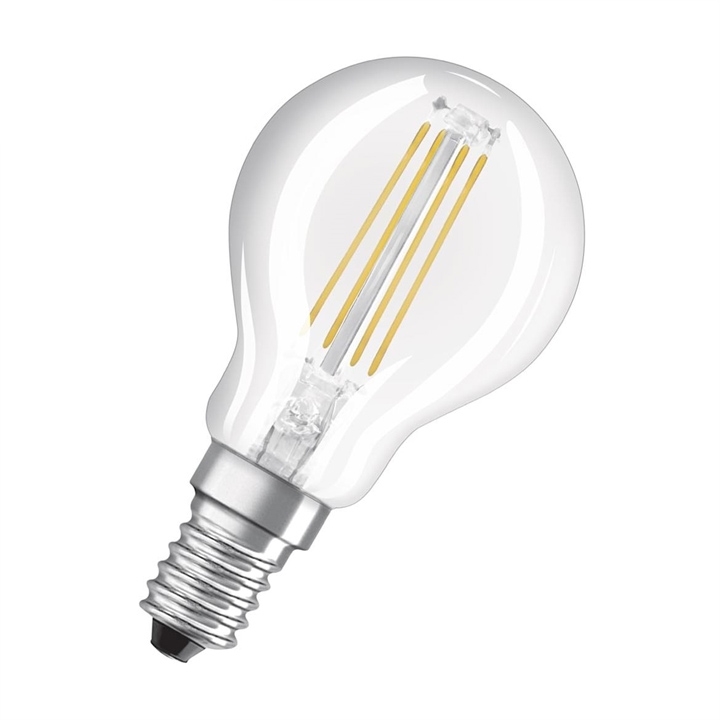 Kronenlampe 4W klar, 2700K, E14 - dimmbar