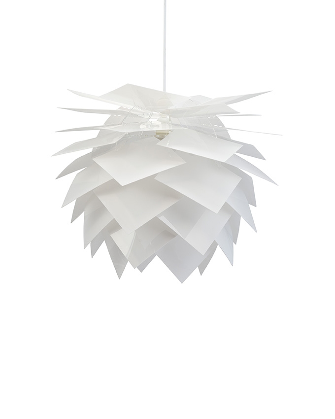 Pineapple D45 Pendelleuchte, weiß
