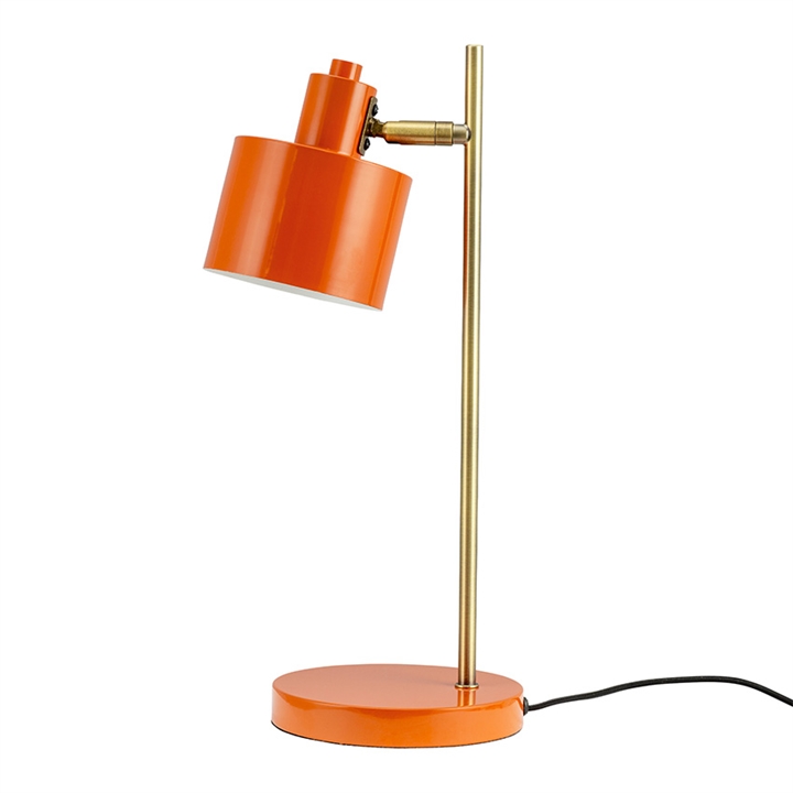 Ocean Tischlampe, orange/messing
