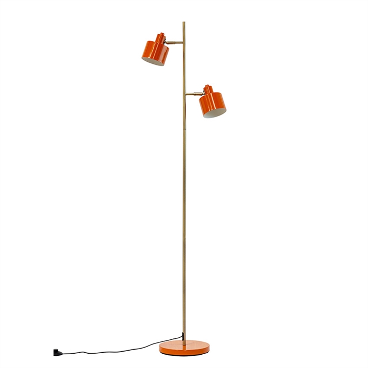 Ocean Stehlampe, orange/messing