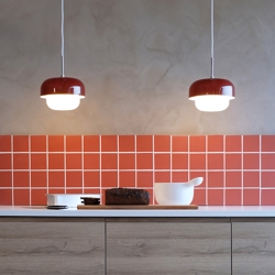 Haipot Pendelleuchte, dunkelrot