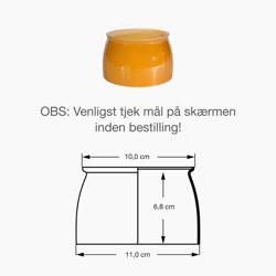 PH 3½-3 Unterschirm, bernsteinfarbenes Glas