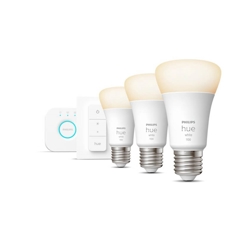 Philips Hue White Starterset 9,5W LED E27 (3er-Set)