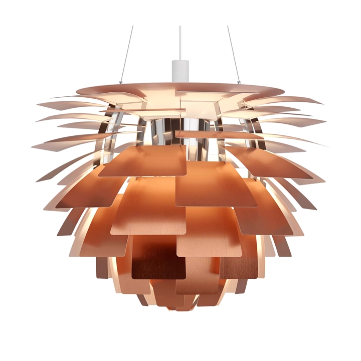 PH Artichoke Ø84 Pendelleuchte, Kupfer