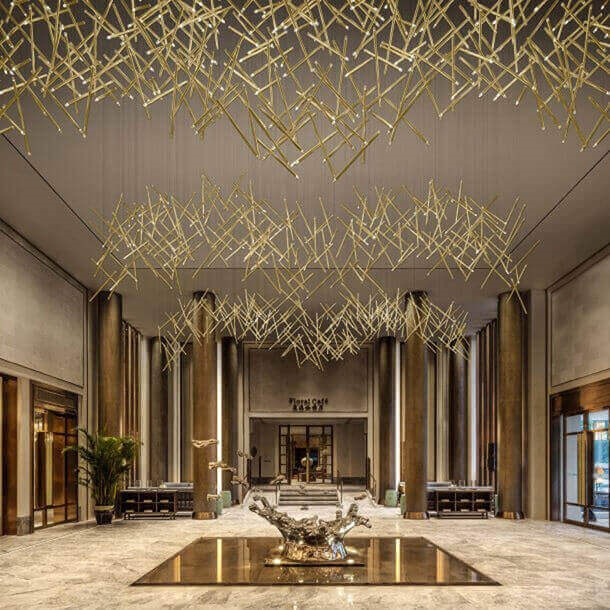 A-Tube Nano Duo Pendelleuchte, Gold