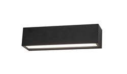 Brick Outdoor Down LED Außenleuchte, schwarz