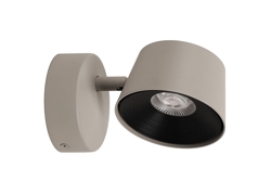 Direction Short Wandleuchte, matt grau