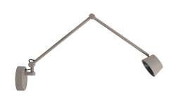 Direction Wandleuchte, matt grau