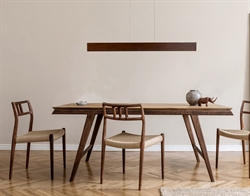 Flora Pendelleuchte, Walnuss