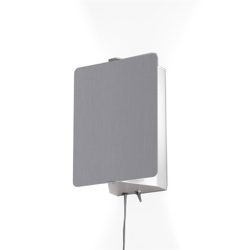 Applique À Volet Pivotant, weiß Aluminium