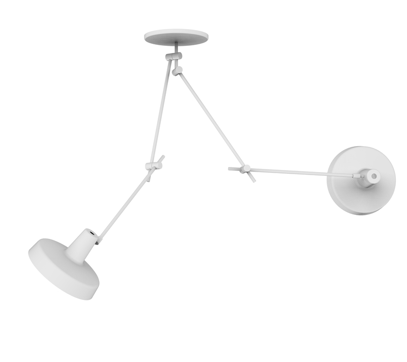 ARIGATO Deckenleuchte doppelt, weiß