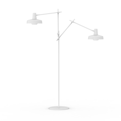 ARIGATO Stehlampe doppelt weiß