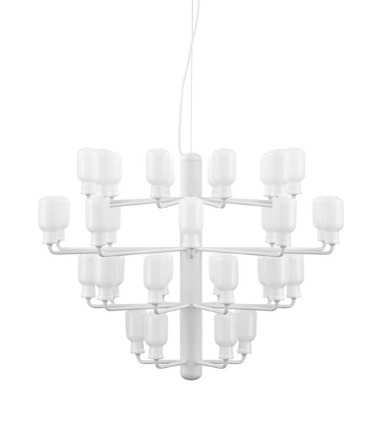 Amp Kronleuchter - Groß, Weiß/Weißer Marmor