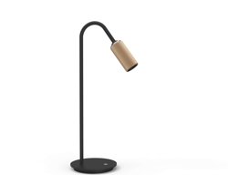 Decor T1 Tischleuchte, schwarz/messing