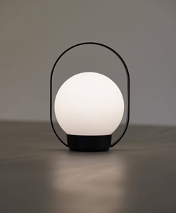 Palla T1 Batterielampe / Tischlampe, matt schwarz