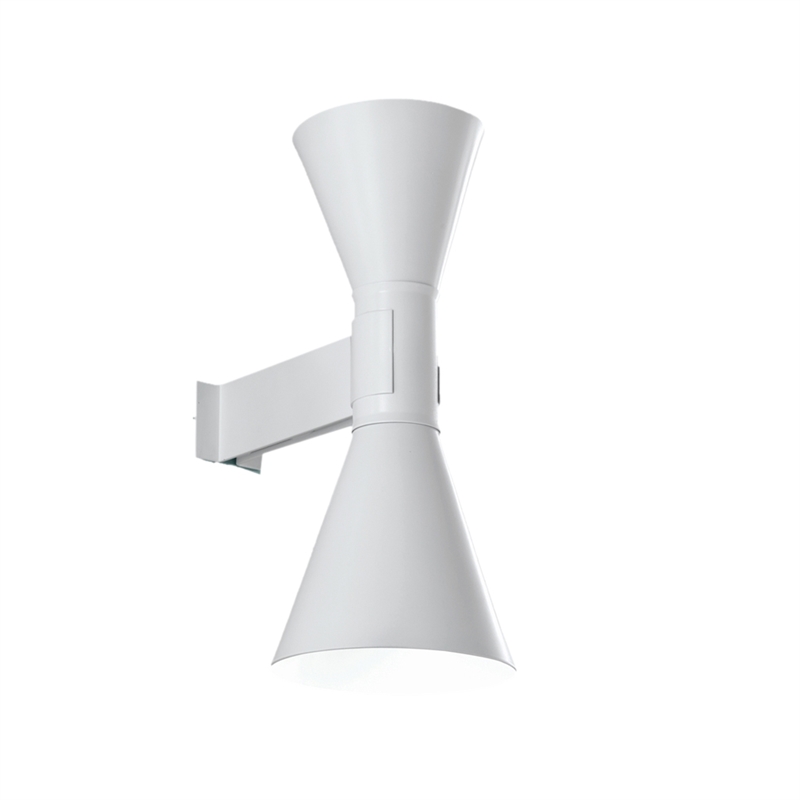 Applique de Marseille Wandleuchte, weiß