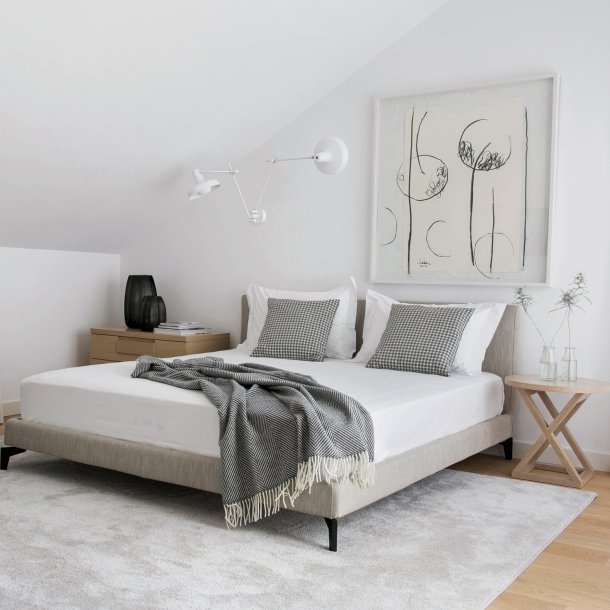 ARIGATO Wandleuchte doppelt m/Kabel, weiß