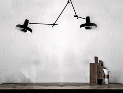 Arigato Deckenleuchte doppelt, schwarz