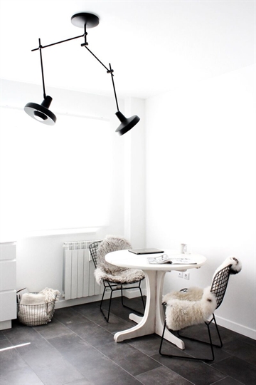 Arigato Deckenleuchte doppelt, schwarz