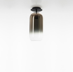 Gople Mini Deckenleuchte, schwarz/bronze