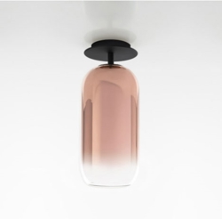 Gople Deckenleuchte, schwarz/kupfer