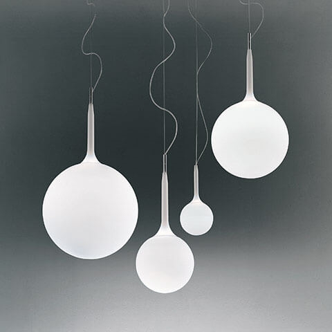 Castore 14 Pendelleuchte, weiß