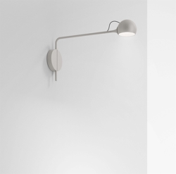 Ixa Wandleuchte festverdrahtet, grauweiß