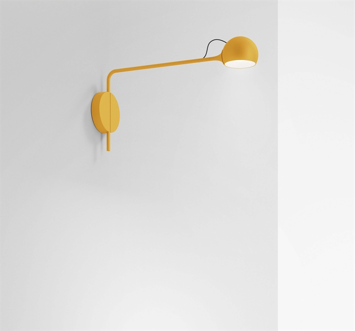 Ixa Wandleuchte festverdrahtet, gelb