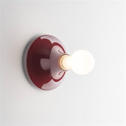 Teti Wandleuchte / Deckenleuchte, ruby red