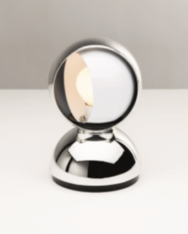 Eclisse Tischleuchte / Wandleuchte, Chrom