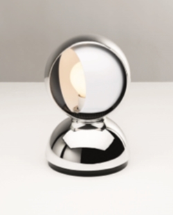Eclisse Tischleuchte / Wandleuchte, Chrom