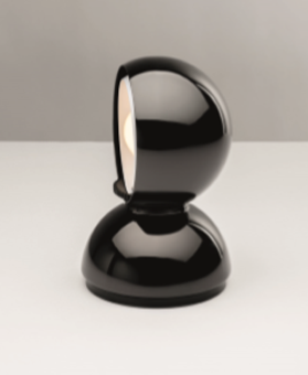 Eclisse Tisch-/Wandleuchte, matt schwarz