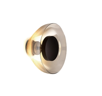 Aura Wandleuchte, transparent-smoked