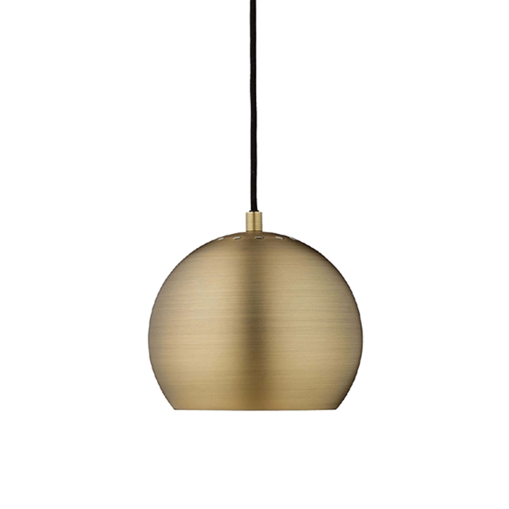 Ball Pendelleuchte Ø18, matt antik Messing