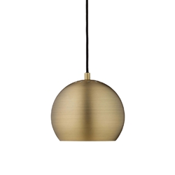 Ball Pendelleuchte Ø18, matt antik Messing