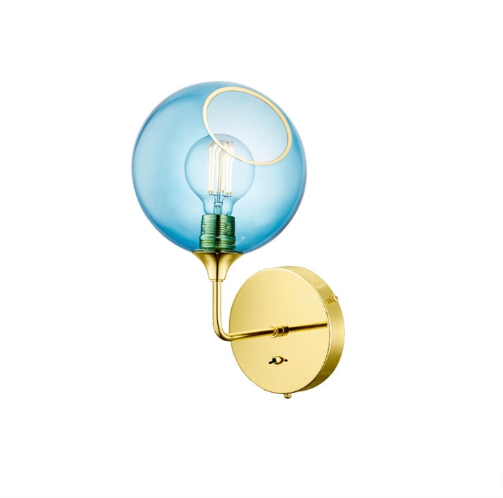 Ballroom The Wall 37 Wandleuchte, Blue Sky
