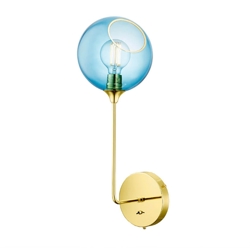 Ballroom The Wall 57 Wandleuchte, Blue Sky