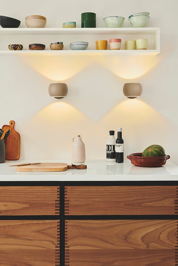 Belir Wandleuchte, braun