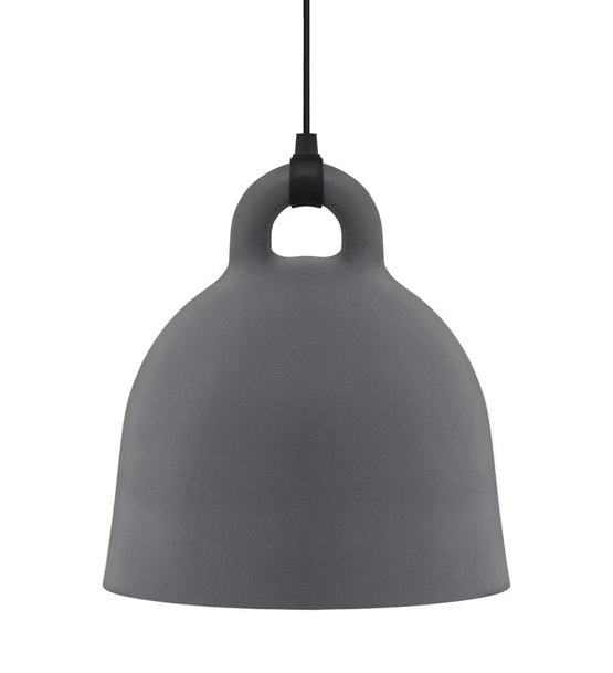 Bell Pendelleuchte - Groß, Grau