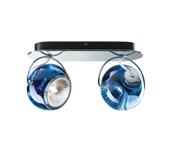 Beluga 2 Wand-/Deckenleuchte, blau