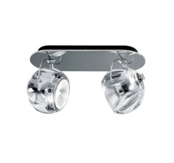 Beluga 2 Wand-/Deckenleuchte, klar