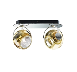 Beluga 2 Wand-/Deckenleuchte, Bernstein