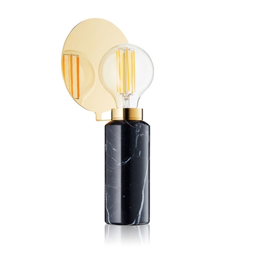 Blindspot Tischlampe, Schwarzer Marmor