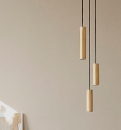 Thorup Copenhagen Patrone Cluster Pendelleuchte klein, Messing