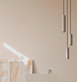 Thorup Copenhagen Patrone Cluster Pendelleuchte klein, nickelbeschichtetes Messing